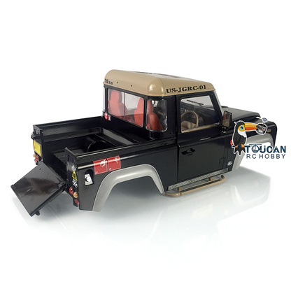Rock Crawler 1/10 Lan Rovar Defender Shell Cabin Set 275MM for D90 Wagon Radio Controlled Cars Model