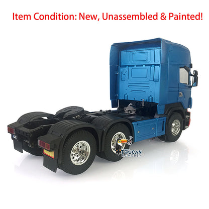 Toucan Hobby 1/14 Painted 3-Axle RC Tractor Remote Controlled Truck Highline DIY Car Hobby Model KIT Englishual book