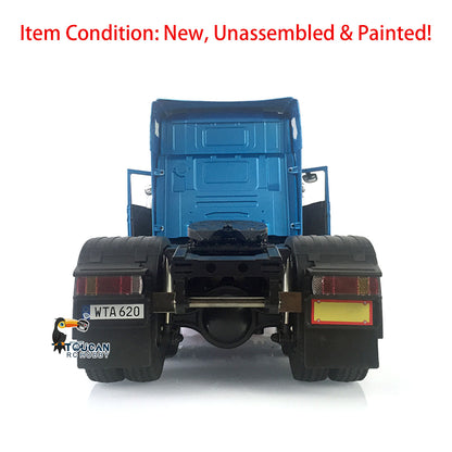 Toucan Hobby 1/14 Painted 3-Axle RC Tractor Remote Controlled Truck Highline DIY Car Hobby Model KIT Englishual book