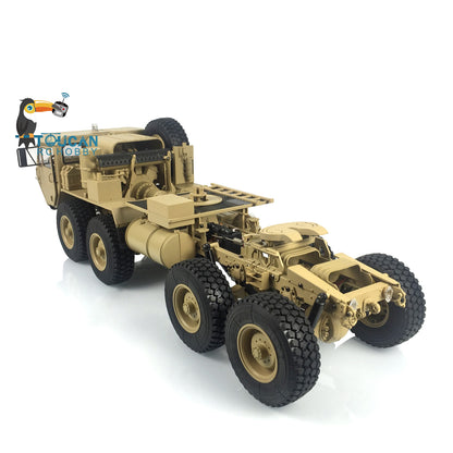 US STOCK 8x8 RC Military Truck 1/12 HG P802 Radio Control Car Metal Chassis Sounds Lights