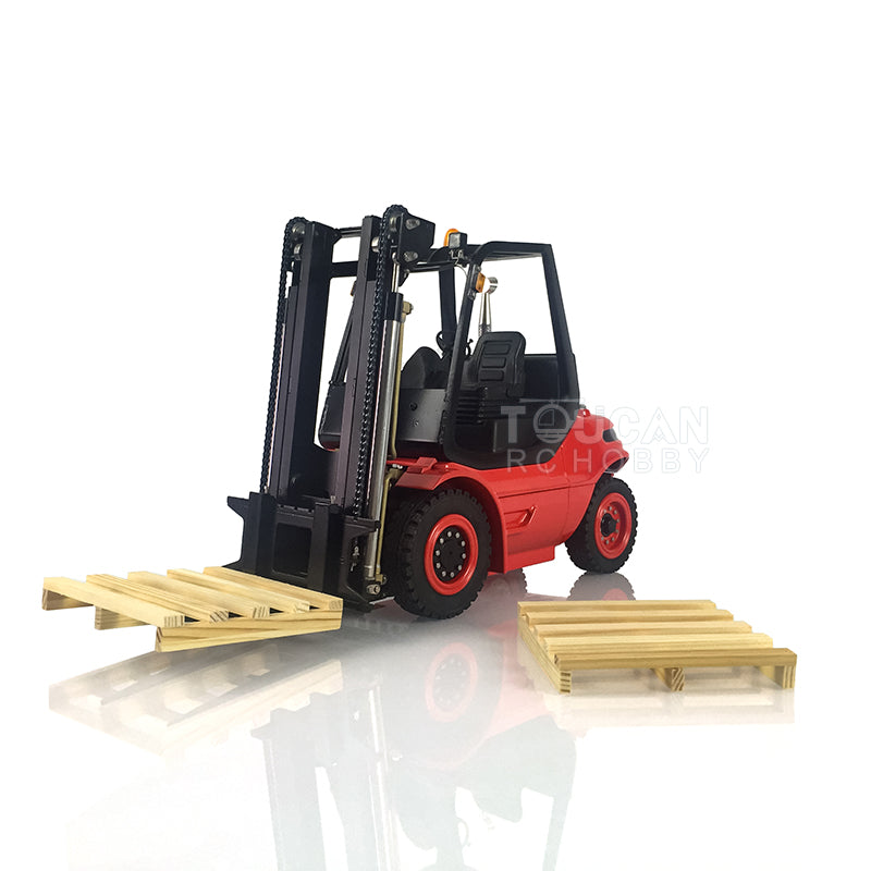 TOUCAN RC HOBBY Cundang US Lager LESU 1/14 RC Hydraulik-Gabelstapler Transferfahrzeug RTR Lackiertes LKW-Modell A0002 Motor Licht Fernbedienung Akku Pumpe Fahrregler Motor Licht Sound