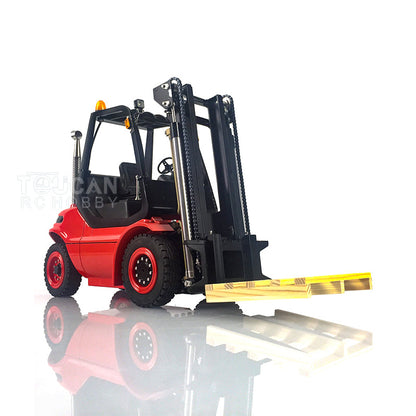 TOUCAN RC HOBBY Cundang US Lager LESU 1/14 RC Hydraulik-Gabelstapler Transferfahrzeug RTR Lackiertes LKW-Modell A0002 Motor Licht Fernbedienung Akku Pumpe Fahrregler Motor Licht Sound