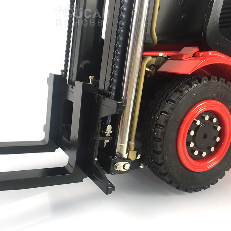 TOUCAN RC HOBBY LESU 1/14 RC Hydraulik-Gabelstapler-Transportfahrzeug lackiert RTR LKW Motor Licht Batterie Funksystem ferngesteuerte Fahrzeuge