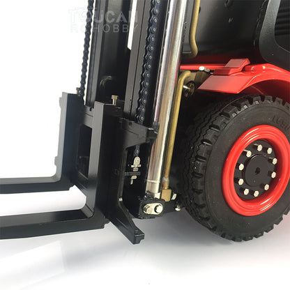 TOUCAN RC HOBBY LESU 1/14 RC Hydraulik-Gabelstapler-Transportfahrzeug lackiert RTR LKW Motor Licht Batterie Funksystem ferngesteuerte Fahrzeuge