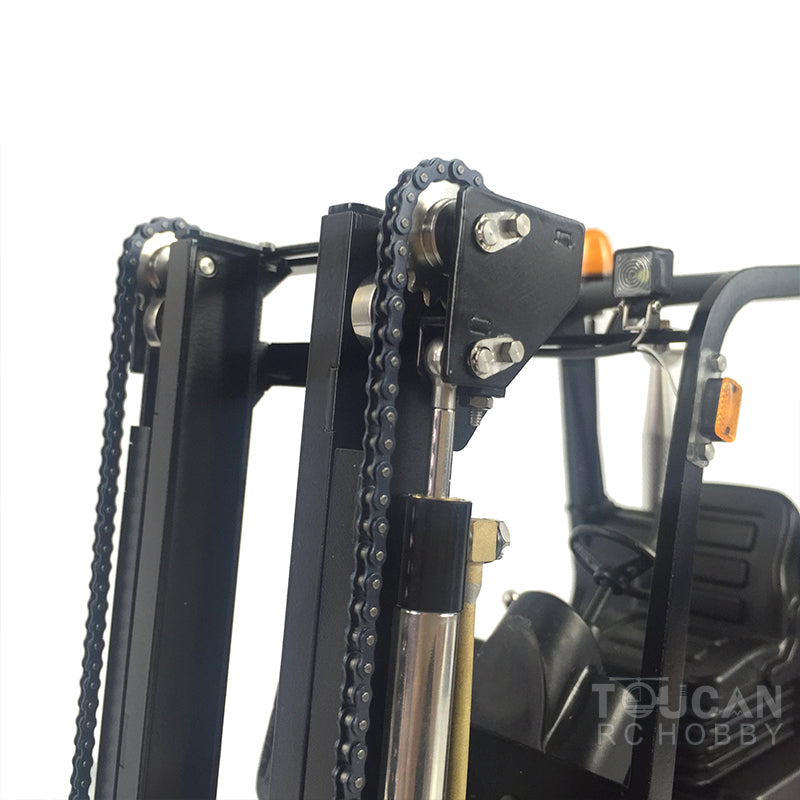 TOUCAN RC HOBBY LESU 1/14 RC Hydraulik-Gabelstapler-Transportfahrzeug lackiert RTR LKW Motor Licht Batterie Funksystem ferngesteuerte Fahrzeuge