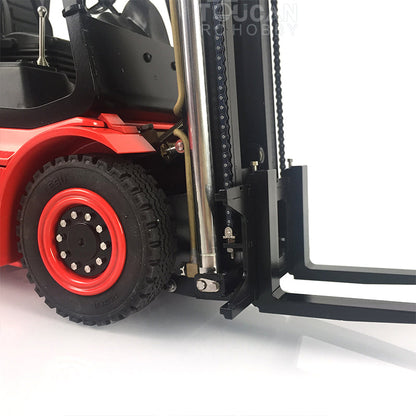 TOUCAN RC HOBBY Cundang US Lager LESU 1/14 RC Hydraulik-Gabelstapler Transferfahrzeug RTR Lackiertes LKW-Modell A0002 Motor Licht Fernbedienung Akku Pumpe Fahrregler Motor Licht Sound