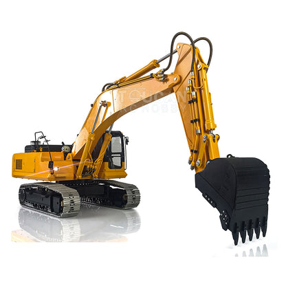 LESU PC360 1/14 RC Metal Hydraulic Excavator RTR Truck Model Cabin Roof Safety Net Hydraulic Quick Coupler Grab Bucket