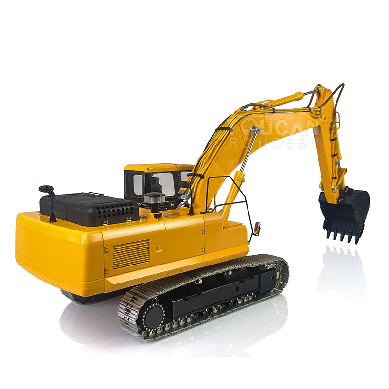 LESU PC360 1/14 Metal RC Excavator B0002 RTR Steel Alloy Hydraulic Digger Model 8MPa Oil Pump System Lighting FlySky PL18EV Lite Controller for Hobby Collectors