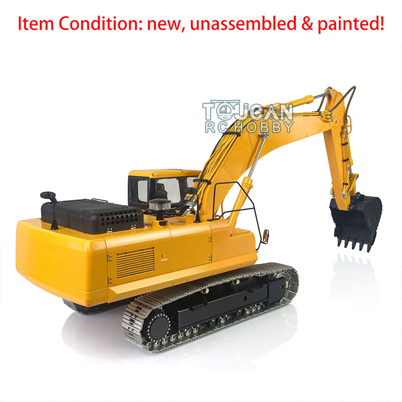 LESU PC360 1/14 Metal RC Hydraulic Excavator B0002 8MPa Oil Pump System Brushed Motor Lighting DIY Construction Model for Hobby Builders