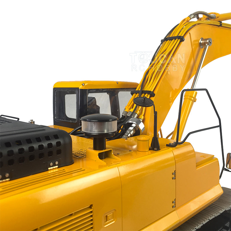 LESU PC360 1/14 RC Metal Hydraulic Excavator RTR Truck Model Cabin Roof Safety Net Hydraulic Quick Coupler Grab Bucket