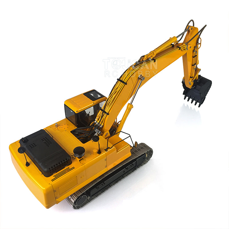 LESU PC360 1/14 Metal RC Excavator B0002 RTR Steel Alloy Hydraulic Digger Model 8MPa Oil Pump System Lighting FlySky PL18EV Lite Controller for Hobby Collectors