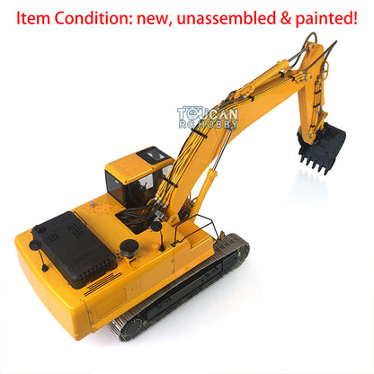 LESU PC360 1/14 Metal RC Hydraulic Excavator B0002 8MPa Oil Pump System Brushed Motor Lighting DIY Construction Model for Hobby Builders