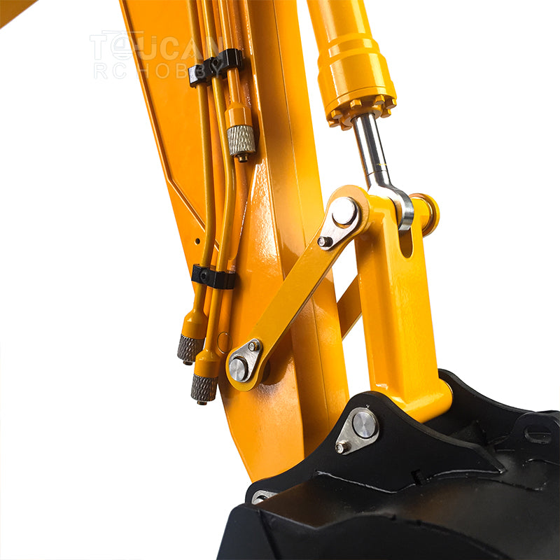 LESU PC360 1/14 Metal RC Excavator B0002 RTR Steel Alloy Hydraulic Digger Model 8MPa Oil Pump System Lighting FlySky PL18EV Lite Controller for Hobby Collectors