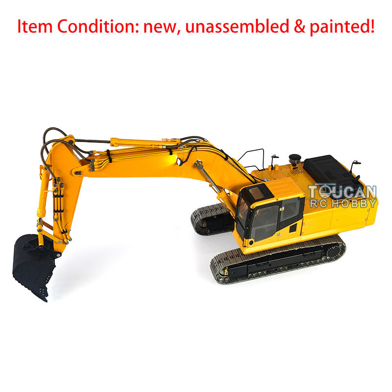 LESU PC360 1/14 Metal RC Hydraulic Excavator B0002 8MPa Oil Pump System Brushed Motor Lighting DIY Construction Model for Hobby Builders