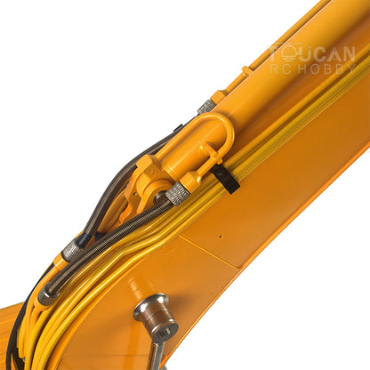 LESU PC360 1/14 RC Metal Hydraulic Excavator RTR Truck Model Cabin Roof Safety Net Hydraulic Quick Coupler Grab Bucket