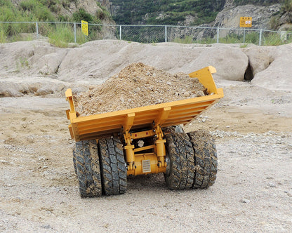 JDMODEL Metal 1/14 4x4 RC Hydraulic Mining Dumper Heavy Machine JDM 118F Bogie Truck Car Model Radio Control Construction Vehicle