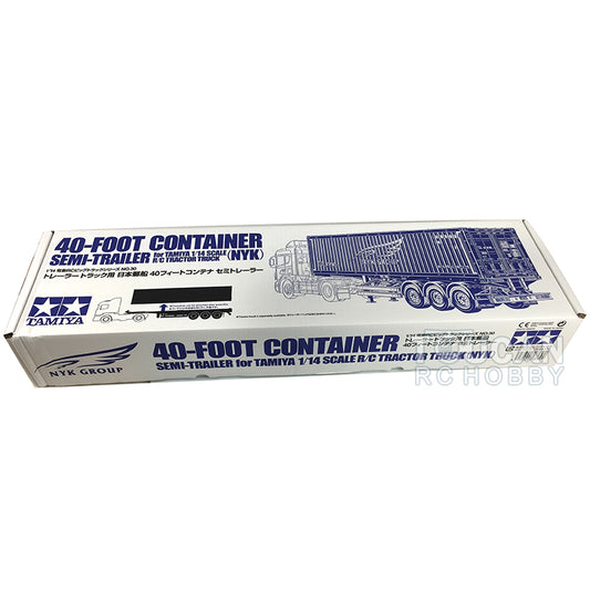 40ft Container Semi Trailer 56330 for DIY Tamiya 1/14 RC Tractor Truck Unassebled Unpainted Car Hobby Model KIT DIY Parts