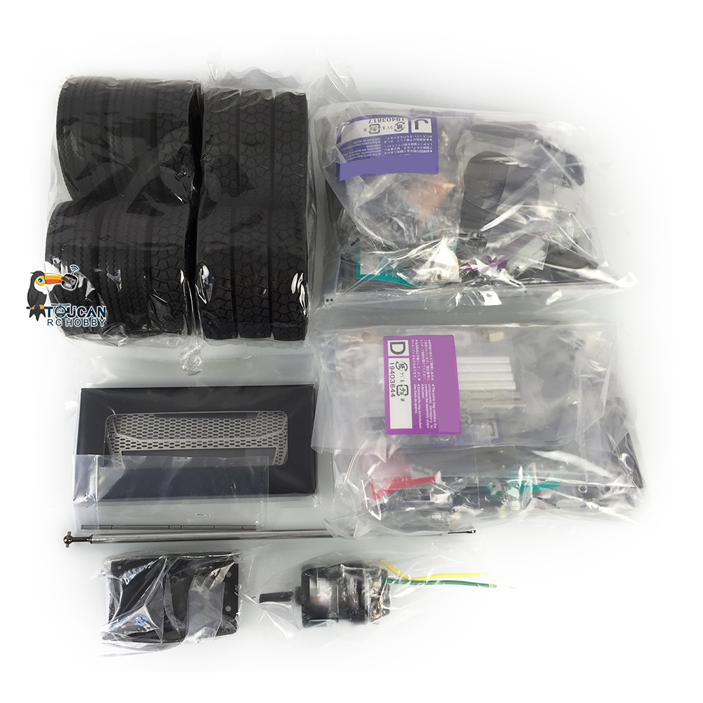 In Stock TAMIYA 1/14 8x4 FH16-750 Unpainted Unassembled RC Tow Tractor Remote Controlled Truck Electric Cars Lorry Model DIY Motor