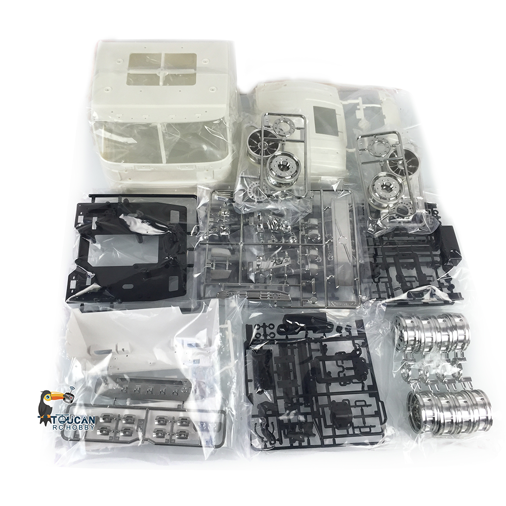 In Stock TAMIYA 1/14 8x4 FH16-750 Unpainted Unassembled RC Tow Tractor Remote Controlled Truck Electric Cars Lorry Model DIY Motor