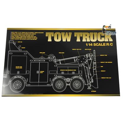 In Stock TAMIYA 1/14 8x4 FH16-750 Unpainted Unassembled RC Tow Tractor Remote Controlled Truck Electric Cars Lorry Model DIY Motor