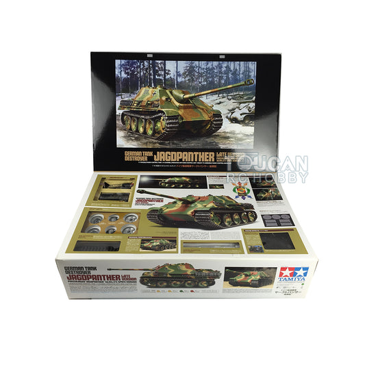 TAMIYA 56024 1/16 Scale RC Tank German Jagdpanther Remote Controlled Military Tank Unpainted Hobby Model Gearbox