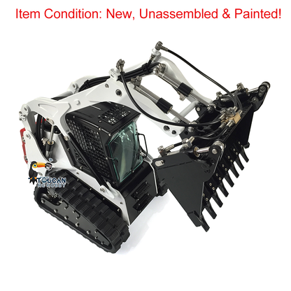 LESU Aoue LT5 1/14 Metal RC Hydraulic Loader KIT B0008 Remote Control Construction Truck Light & Sound System for DIY Hobbyists