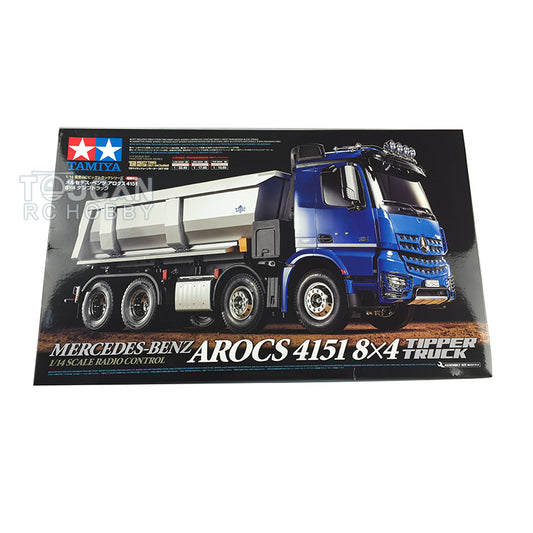 Tamiya 1/14 8*4 56366 Unassembled Unpainted 4151 4-axle RC Tipper Truck Remote Controlled Dump Car W/O Lifting Hobby Models