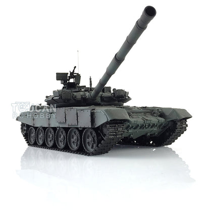 TOUCAN RC HOBBY Henglong 1/16 TK7.0 Profession Russian T90 RC Tank 3938 with Red Eyes 360 Degrees Turret Smoke Infrared Combat Metal Sprockets Idlers Road Wheels