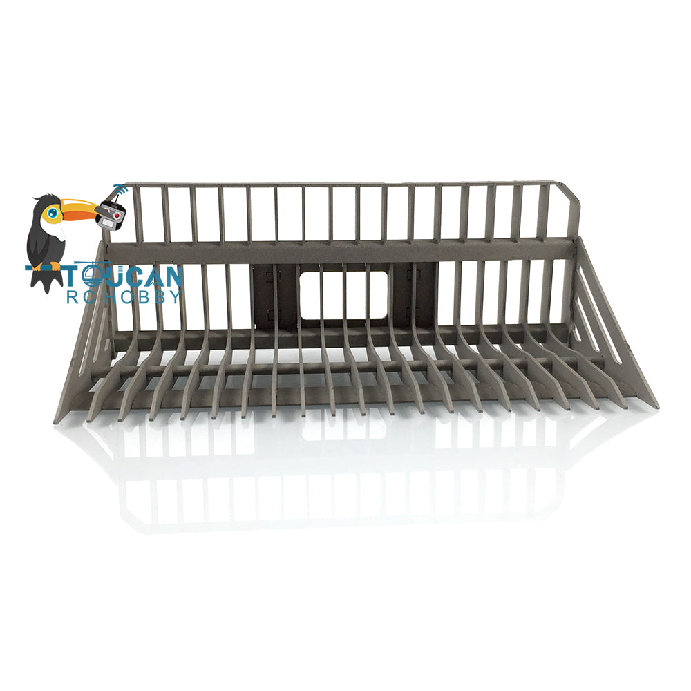 LESU 1/14 Scale Metal Assembled Aoue LT5 Skid-Steer Loader Radio Control Tracked Dozer Blade Openable Bucket Gripper Hay Clamp