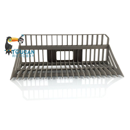 LESU 1/14 Scale Metal Assembled Aoue LT5 Skid-Steer Loader Radio Control Tracked Dozer Blade Openable Bucket Gripper Hay Clamp