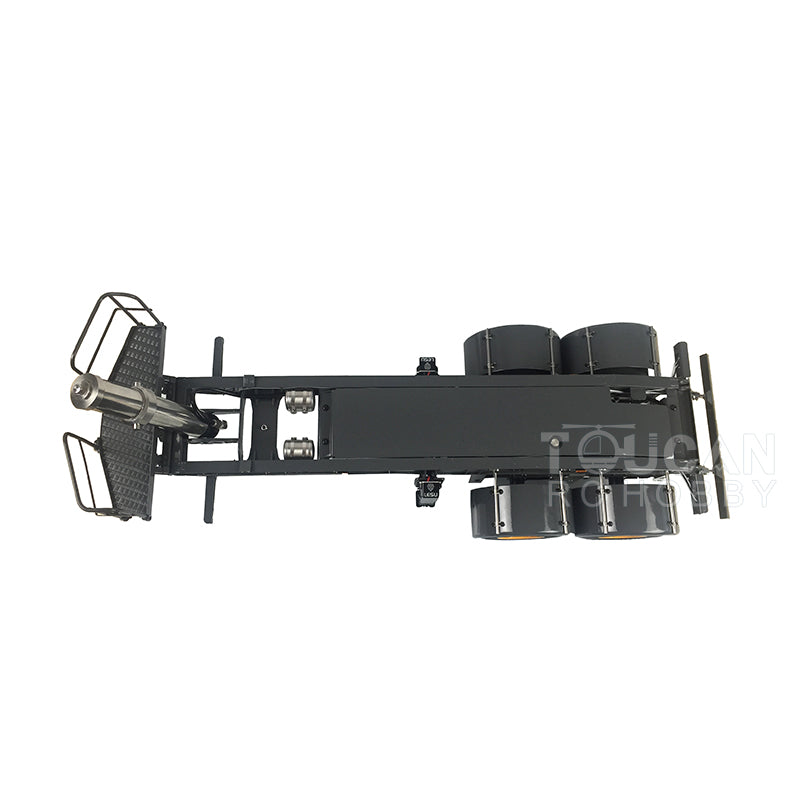 LESU 1/14 Metal RC Hydraulic Lifting Semi-tipper Model with A0006 Electric Legs for RC Tractor Truck DIY Builders Backyard Fun