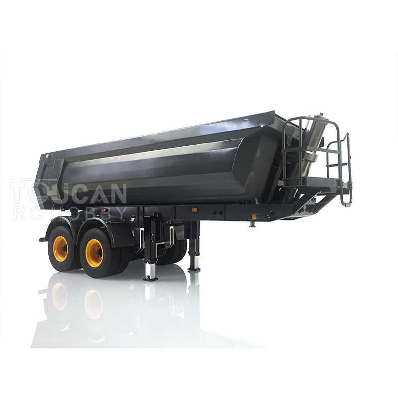 LESU 1/14 Metal RC Hydraulic Lifting Semi-tipper Model with A0006 Electric Legs for RC Tractor Truck DIY Builders Backyard Fun