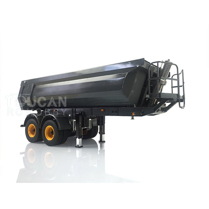 LESU 1/14 Metal RC Hydraulic Lifting Semi-tipper Model with A0006 Electric Legs for RC Tractor Truck DIY Builders Backyard Fun