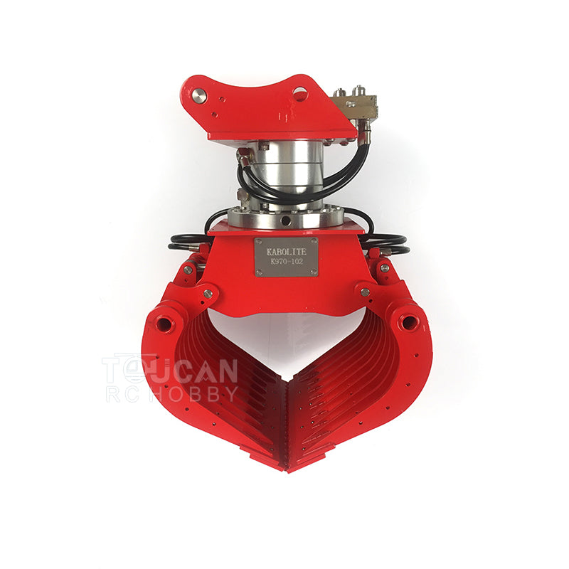 Kabolite Claw/Shear/Metal Ripper/Bucket for 1/14 K970 Hydraulic RC Excavator Digger DIY Model Part for Serious Player