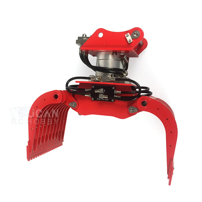 Kabolite Claw/Shear/Metal Ripper/Bucket for 1/14 K970 Hydraulic RC Excavator Digger DIY Model Part for Serious Player