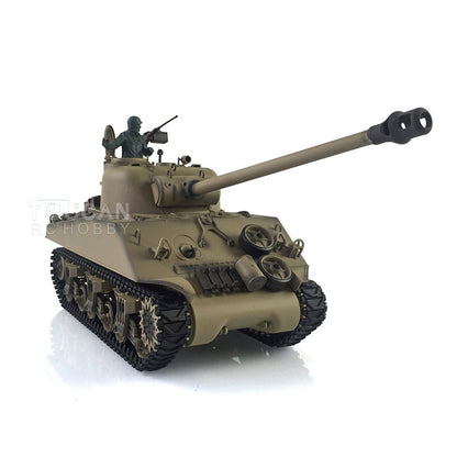 TOUCAN RC HOBBY Henglong 1/16 TK7.0 Plastic 3898 USA M4A3 Sherman RTR RC Tank Barrel Recoil Smoke 360 Degrees Turret Infrared Combat BB Unit Sound Light