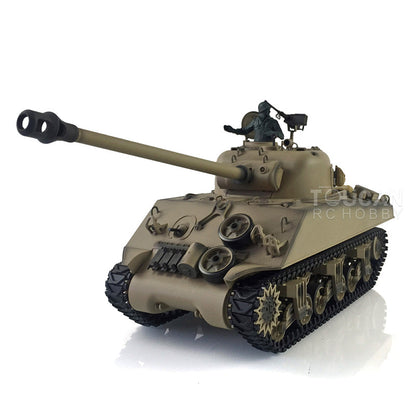 TOUCAN RC HOBBY Henglong 1/16 TK7.0 3898 USA M4A3 Sherman RTR RC Tank Barrel Recoil Smoke 360 Degrees Turret BB IR Metal Tracks Gearbox Drive Idler Wheels