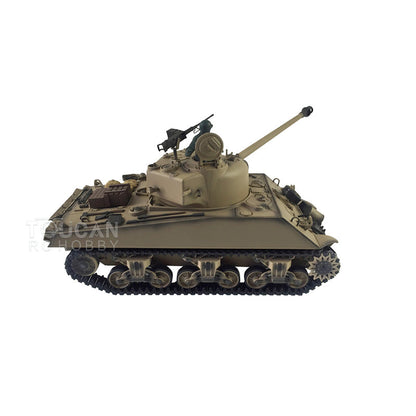 TOUCAN RC HOBBY Henglong 1/16 TK7.0 3898 USA M4A3 Sherman RTR RC Tank Barrel Recoil Smoke 360 Degrees Turret BB IR Metal Tracks Gearbox Drive Idler Wheels