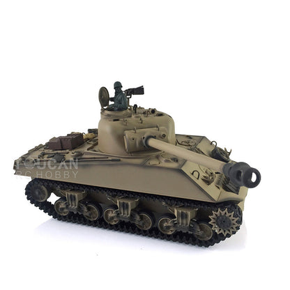 TOUCAN RC HOBBY Henglong 1/16 TK7.0 Plastic 3898 USA M4A3 Sherman RTR RC Tank Barrel Recoil Smoke 360 Degrees Turret Infrared Combat BB Unit Sound Light