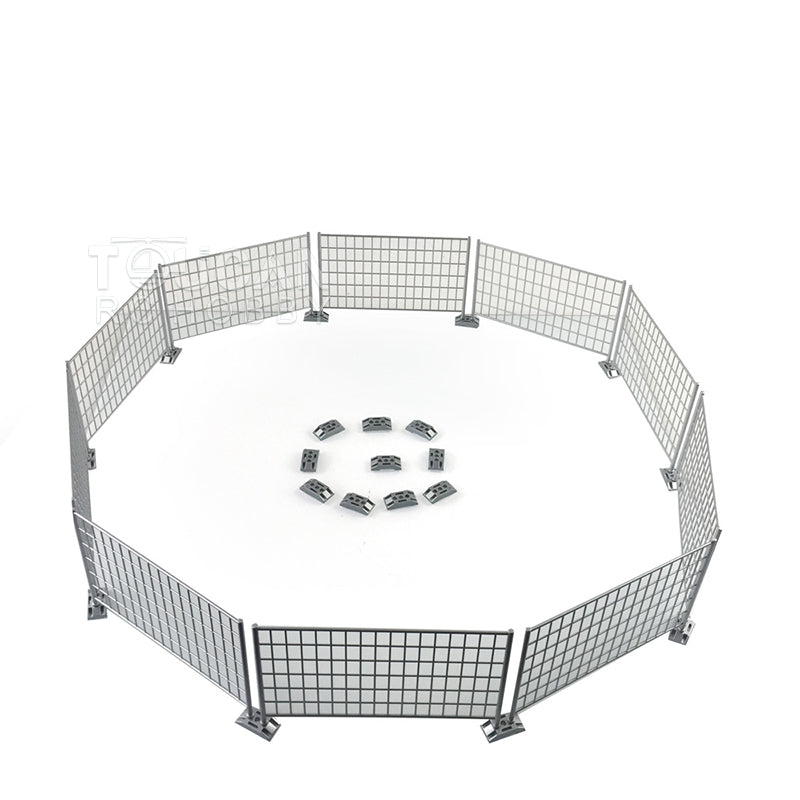 Kabolite Plastic GPS/ Metal Oil Cylinder Guard Plate/Fence/Construction Site Barrier for 1/14 K970 RC Hydraulic Excavator Truck Model