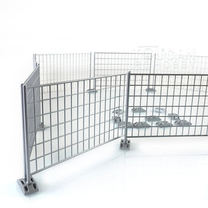 Kabolite Plastic GPS/ Metal Oil Cylinder Guard Plate/Fence/Construction Site Barrier for 1/14 K970 RC Hydraulic Excavator Truck Model