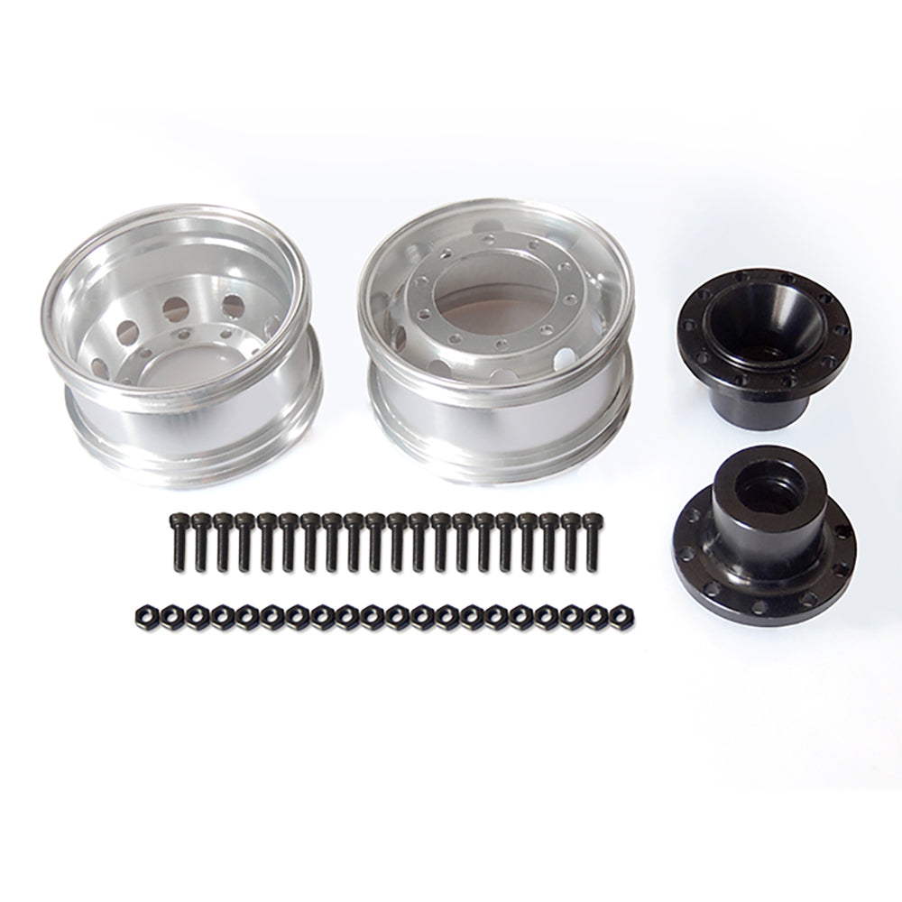 JDModel Metal Wheel Hub Brake Drum for 1/14 JDM-81 Off-road Vehicle Tire TAMIYA RC Tractor Truck Power/Unpower Axles LESU Remote Controlled Dumper DIY Model