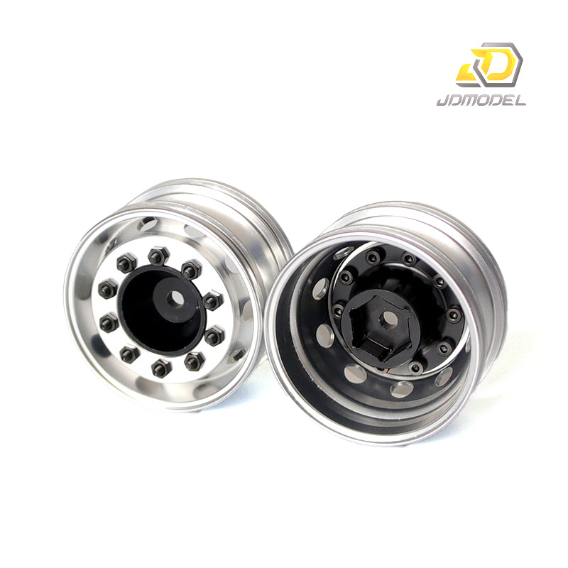 JDModel Metal Wheel Hub Brake Drum for 1/14 JDM-81 Off-road Vehicle Tire TAMIYA RC Tractor Truck Power/Unpower Axles LESU Remote Controlled Dumper DIY Model