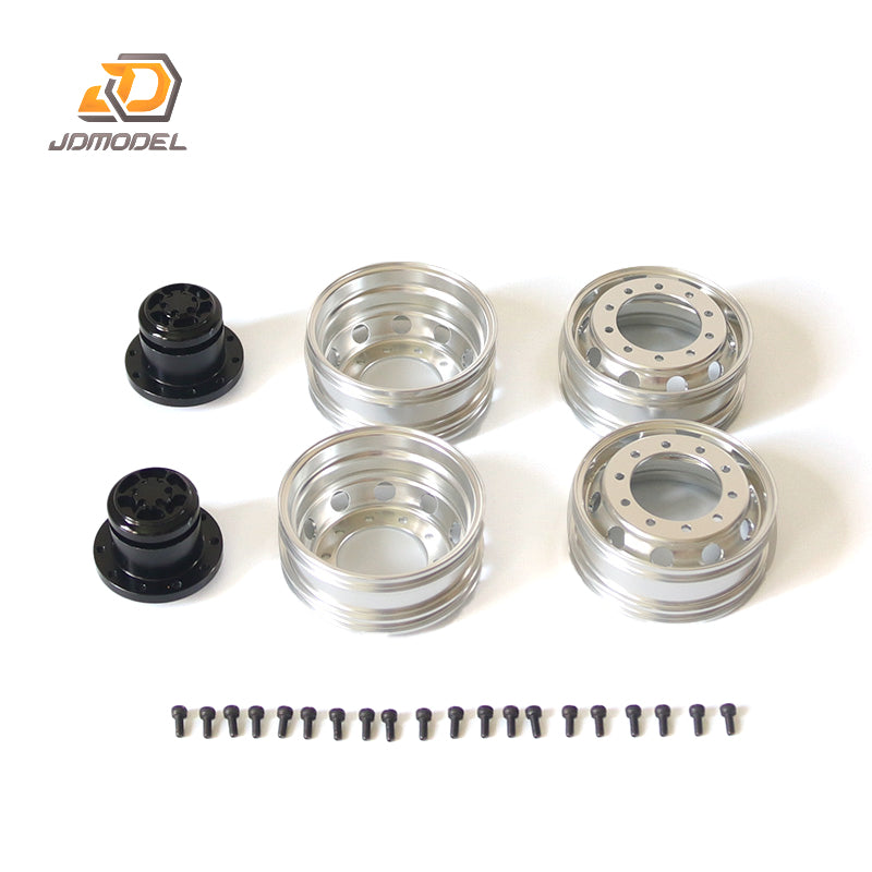 JDModel Metal Wheel Hub Brake Drum for 1/14 JDM-81 Off-road Vehicle Tire TAMIYA RC Tractor Truck Power/Unpower Axles LESU Remote Controlled Dumper DIY Model