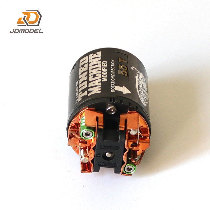 JDModel 540 Brushed Motor/2-Speed Transmission for 1/14 RC Crawler Exploration Vehicle Scale Model Industrial Site