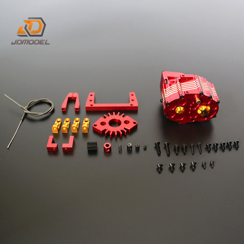 JDModel 540 Brushed Motor/2-Speed Transmission for 1/14 RC Crawler Exploration Vehicle Scale Model Industrial Site