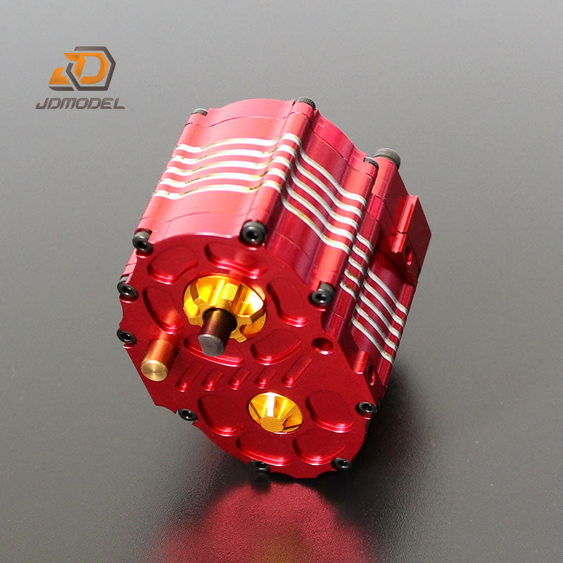 JDModel 540 Brushed Motor/2-Speed Transmission for 1/14 RC Crawler Exploration Vehicle Scale Model Industrial Site