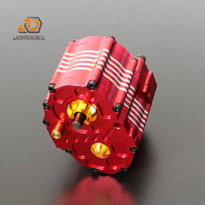 JDModel 540 Brushed Motor/2-Speed Transmission for 1/14 RC Crawler Exploration Vehicle Scale Model Industrial Site