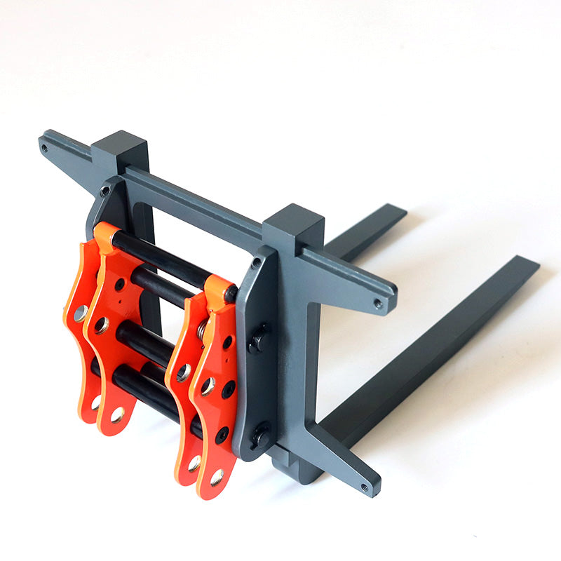 JDModel Rubber Tyre/Metal Forklift/Manual Quick Release/Bucket/Cylinder/Relief Valve for 1/14 RC Loader Dump Truck Indoor Play