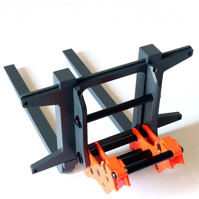 JDModel Rubber Tyre/Metal Forklift/Manual Quick Release/Bucket/Cylinder/Relief Valve for 1/14 RC Loader Dump Truck Indoor Play